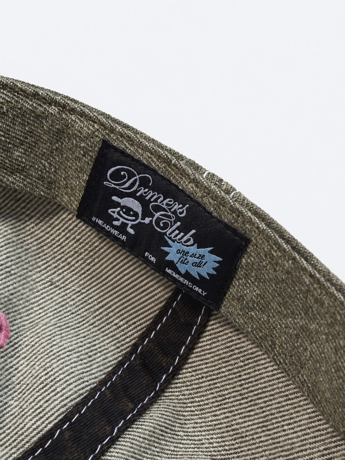 SCRIPT TEXT HAT - VINTAGE GREEN