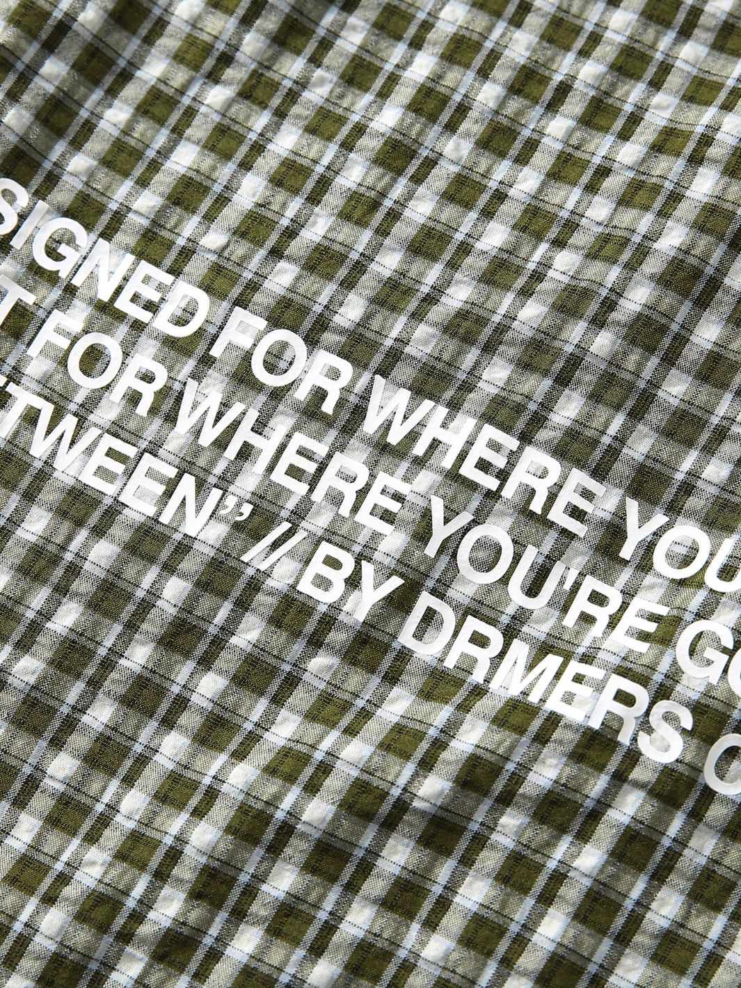 OTW SHORT SLEEVE PLAID - GREEN