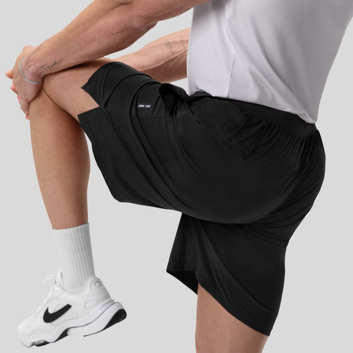 0997. Aerotex™ 8" Training Short - Black