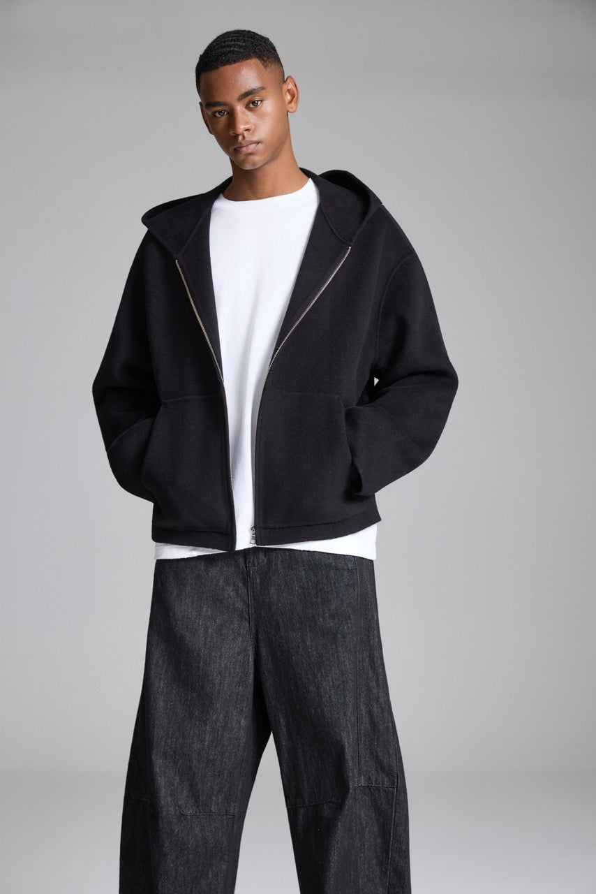 Cashmere Jacket With Hood