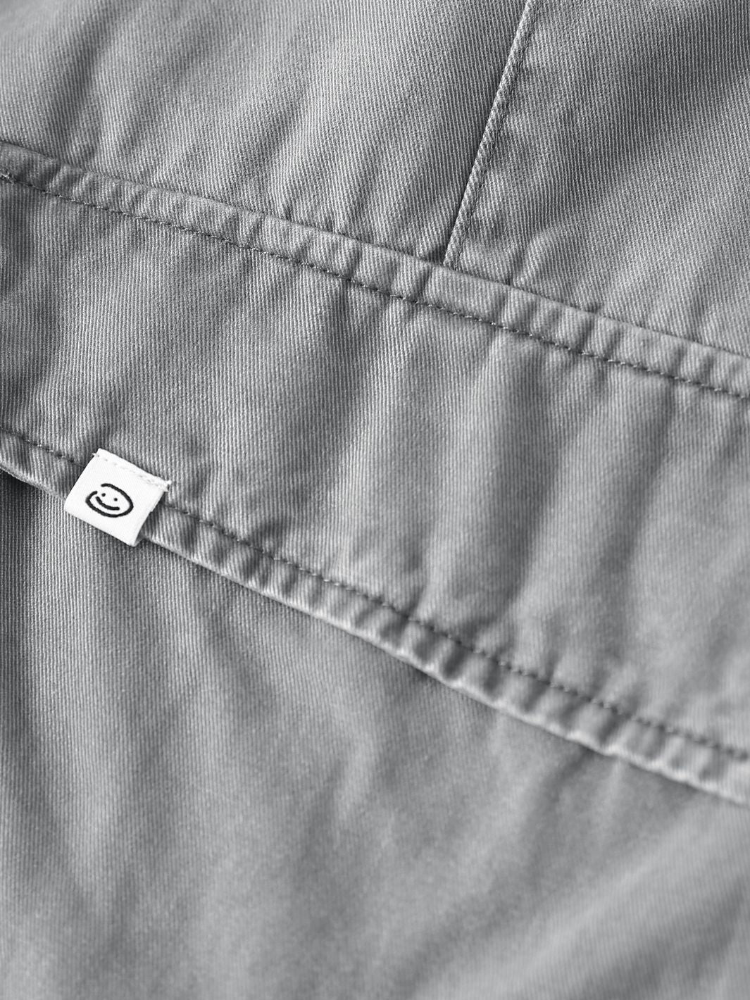 SMILEY LOGO PARACHUTE PANTS - SAGE