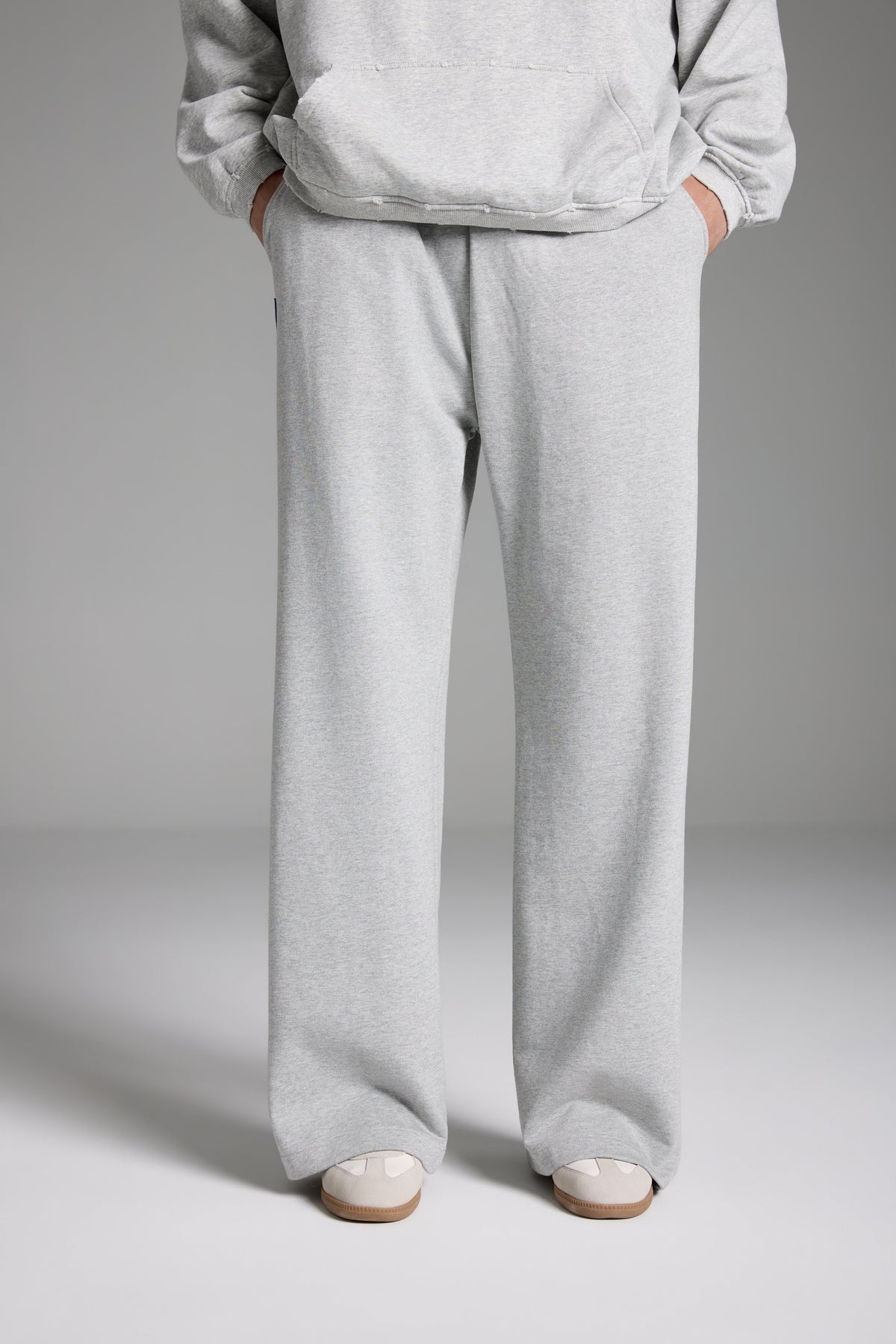 LINDEN Straight Sweatpants Grey