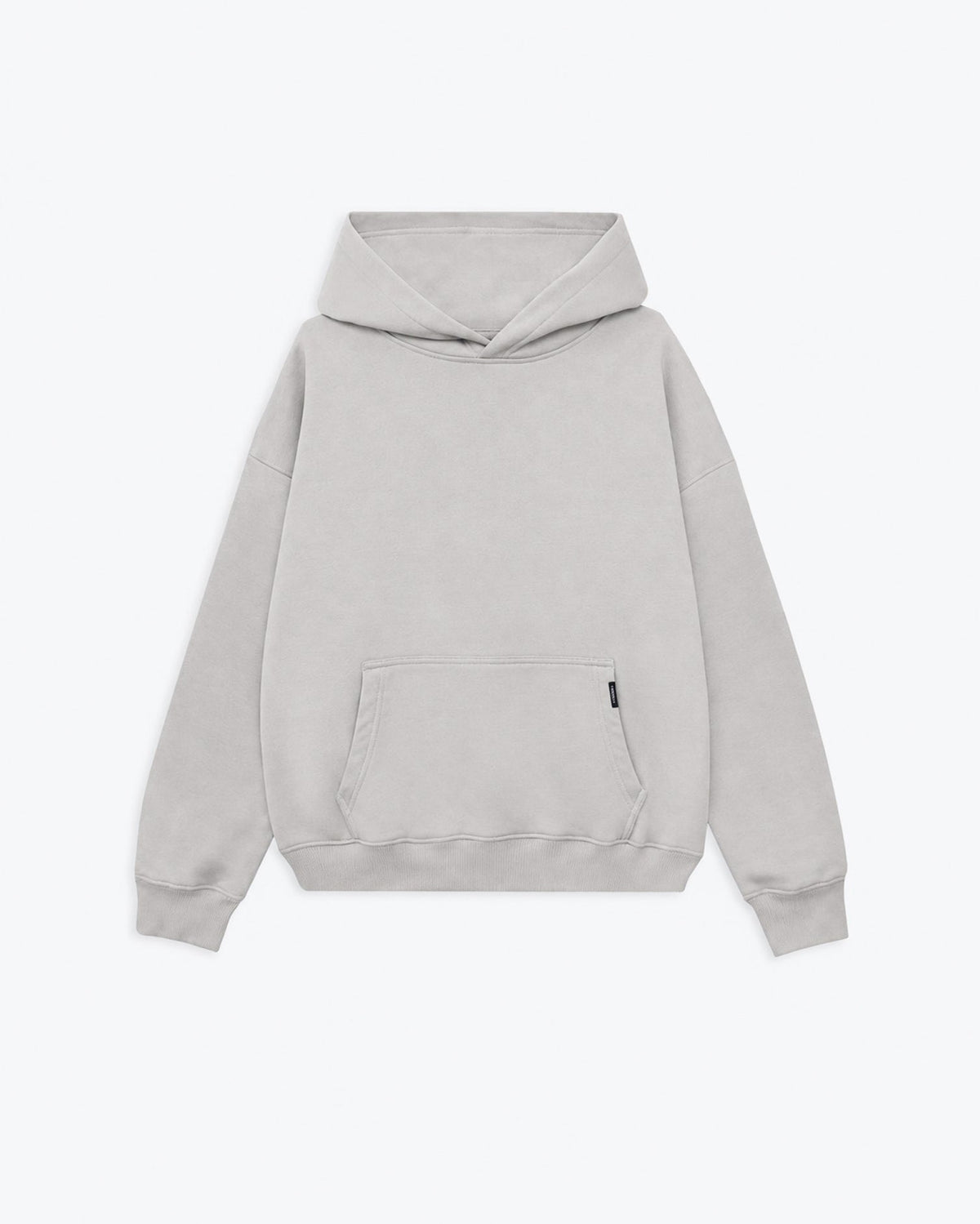Drop Shoulder Hoodie - Light Grey