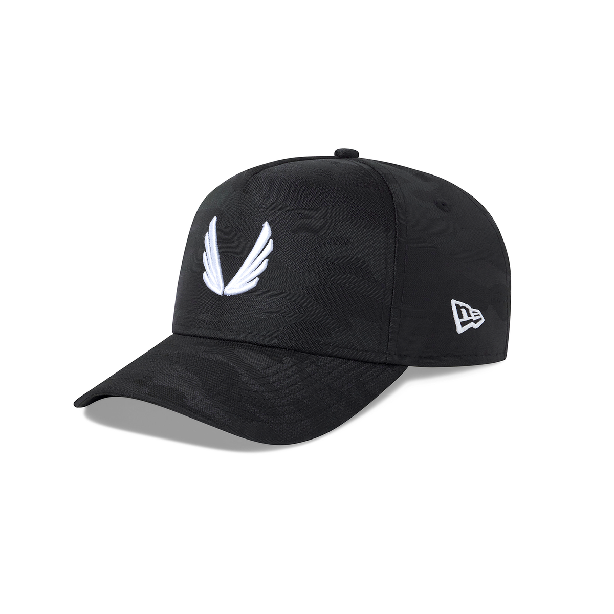 New Era® 9Forty® A-Frame Hat - Black Camo/White