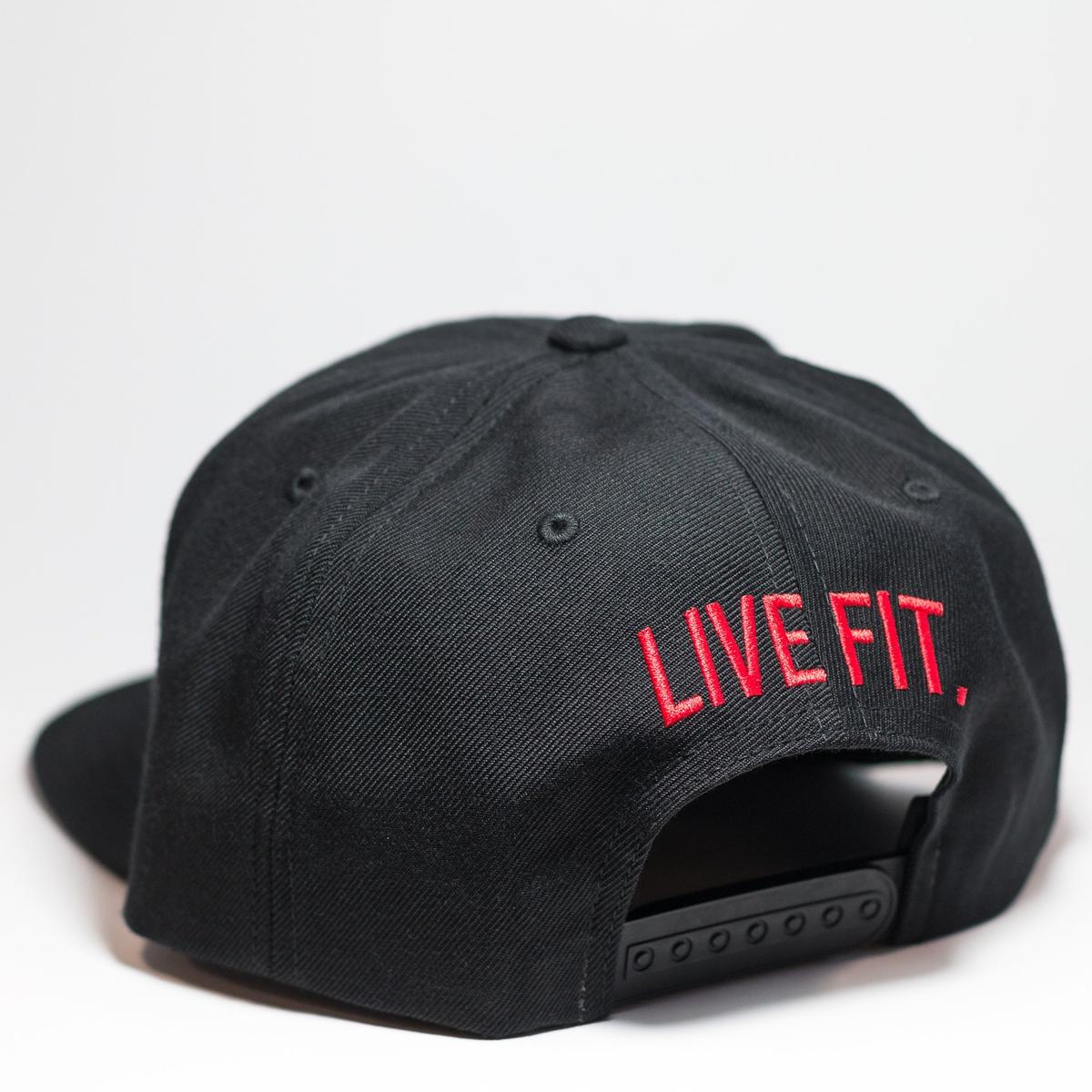 C Snapback - Black/ Red