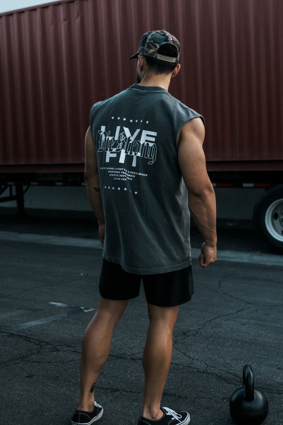 Heavy Metal Muscle Tank - Shadow