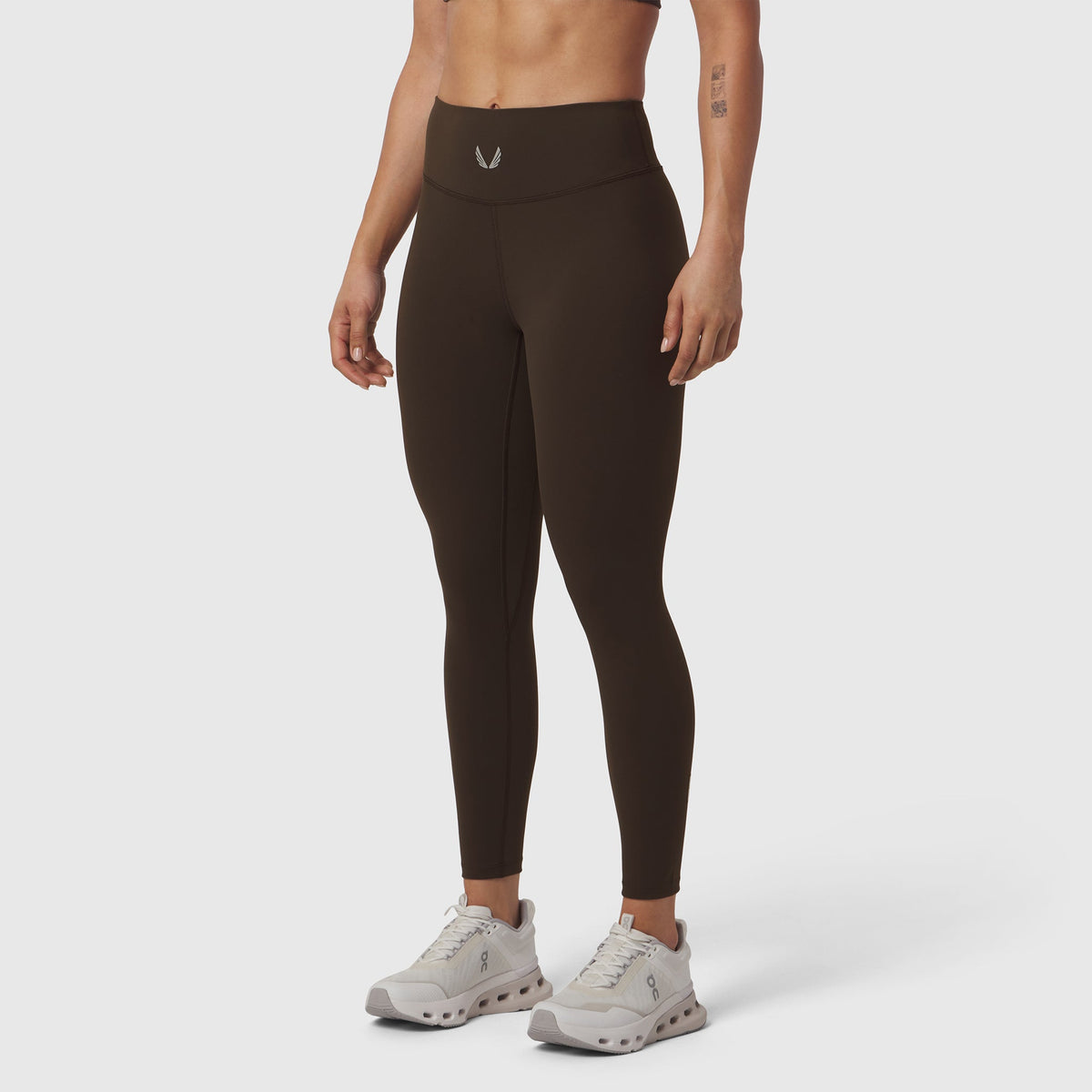 W002. LYCRA® ADAPTIV Legging - Dark Earth