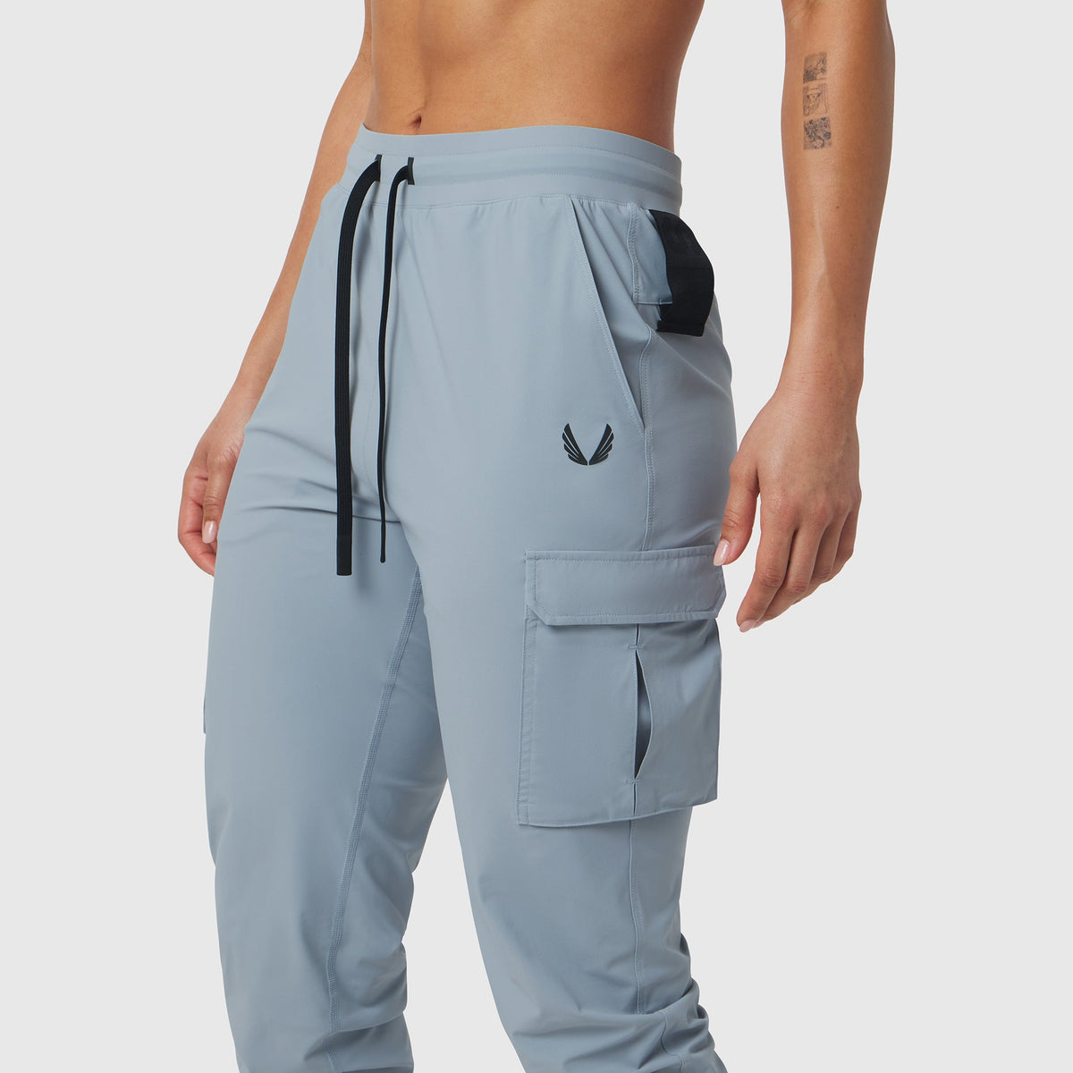 W032. Tetra-Lite® Cargo High Rib Jogger - Light Sky