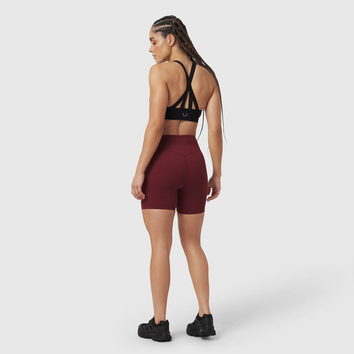 W064. LYCRA® ADAPTIV Biker Short - Crimson