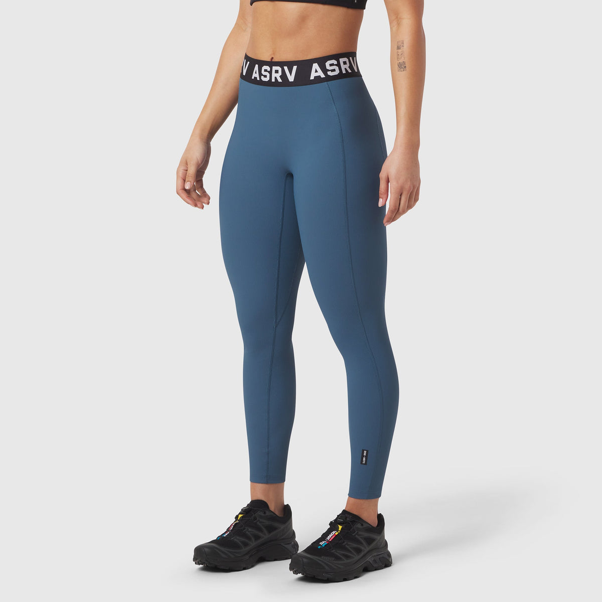 W071. LYCRA® Ribbed Legging - Storm