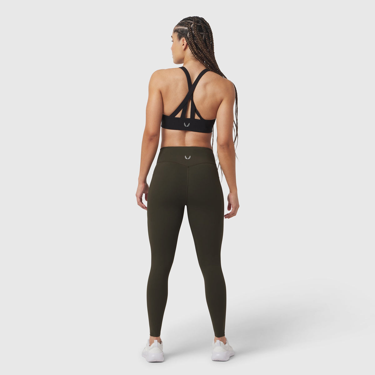 W072. LYCRA® ADAPTIV 4 Pocket Legging - Olive