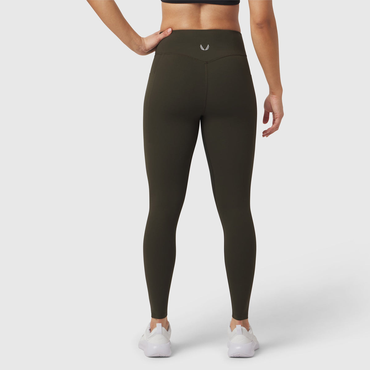 W072. LYCRA® ADAPTIV 4 Pocket Legging - Olive