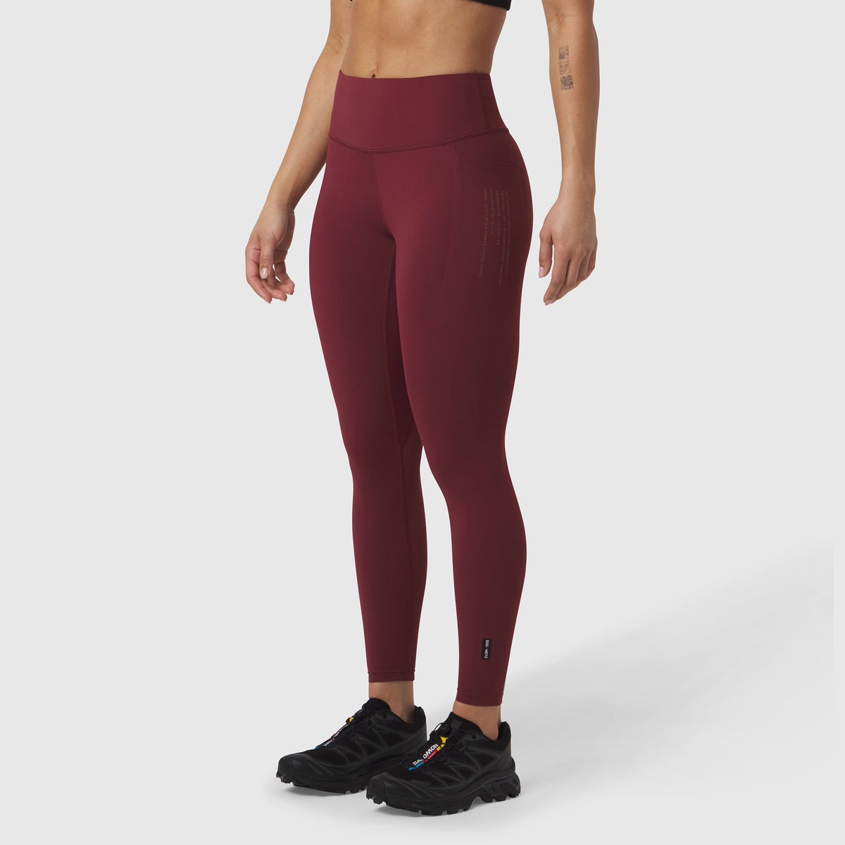 W072. LYCRA® ADAPTIV 4 Pocket Legging - Crimson