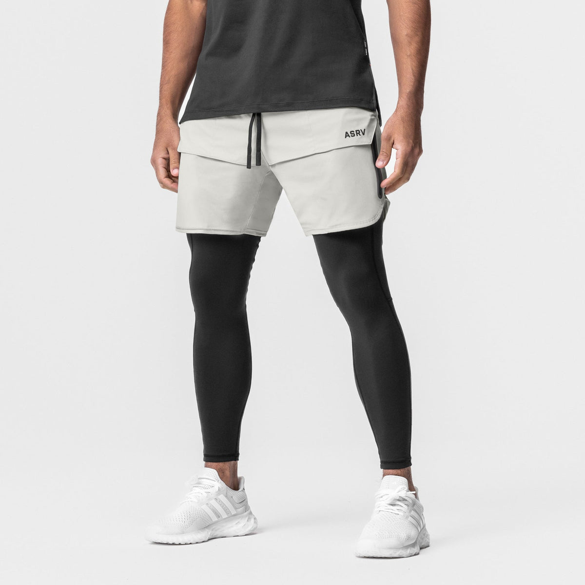 0689. Tetra-Lite® 7" Tech Short - Stone