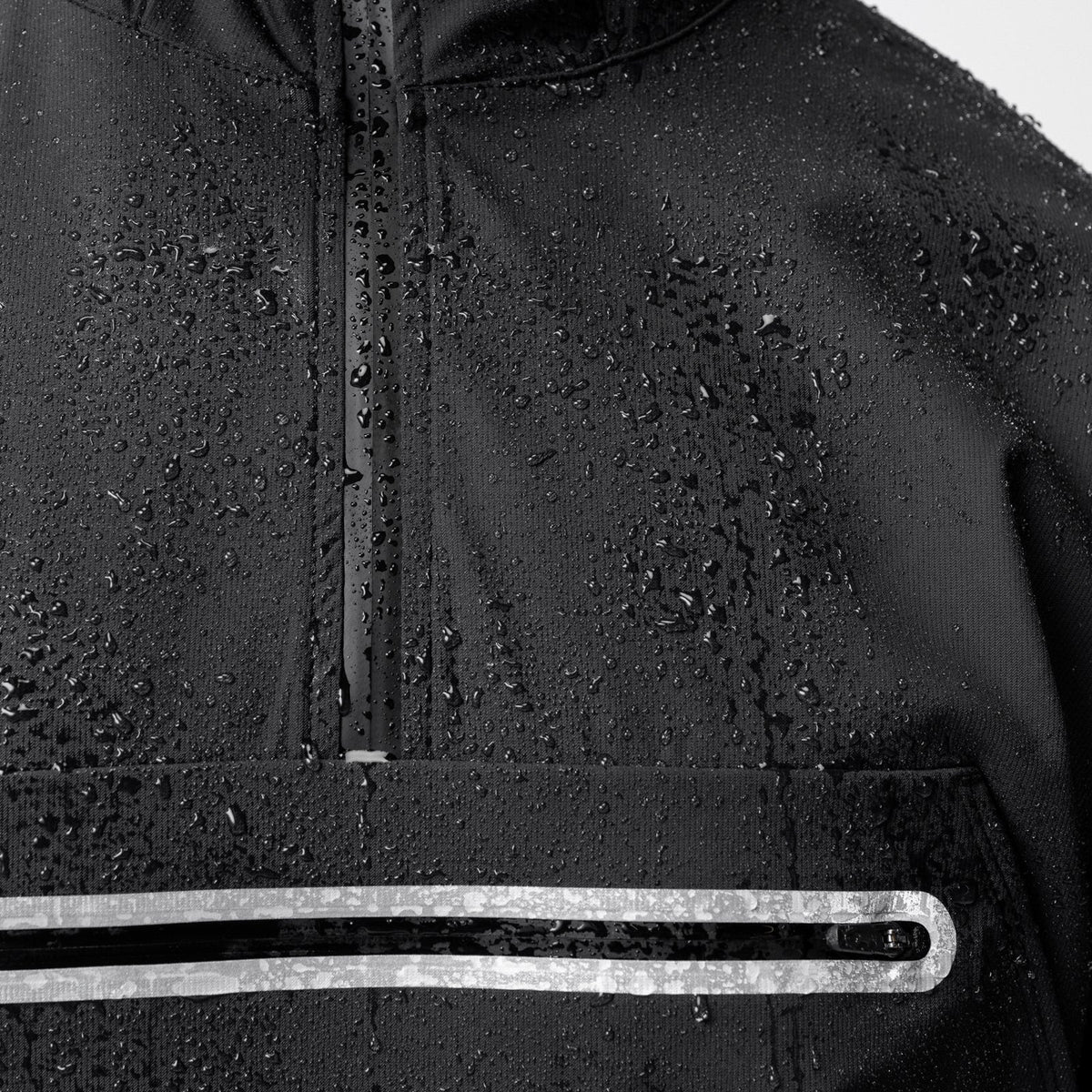 0717. Weather-Ready Anorak Jacket - Black