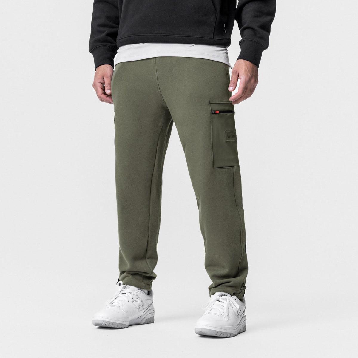 0736. Tech-Terry™ Cinch Cargo Jogger - Olive