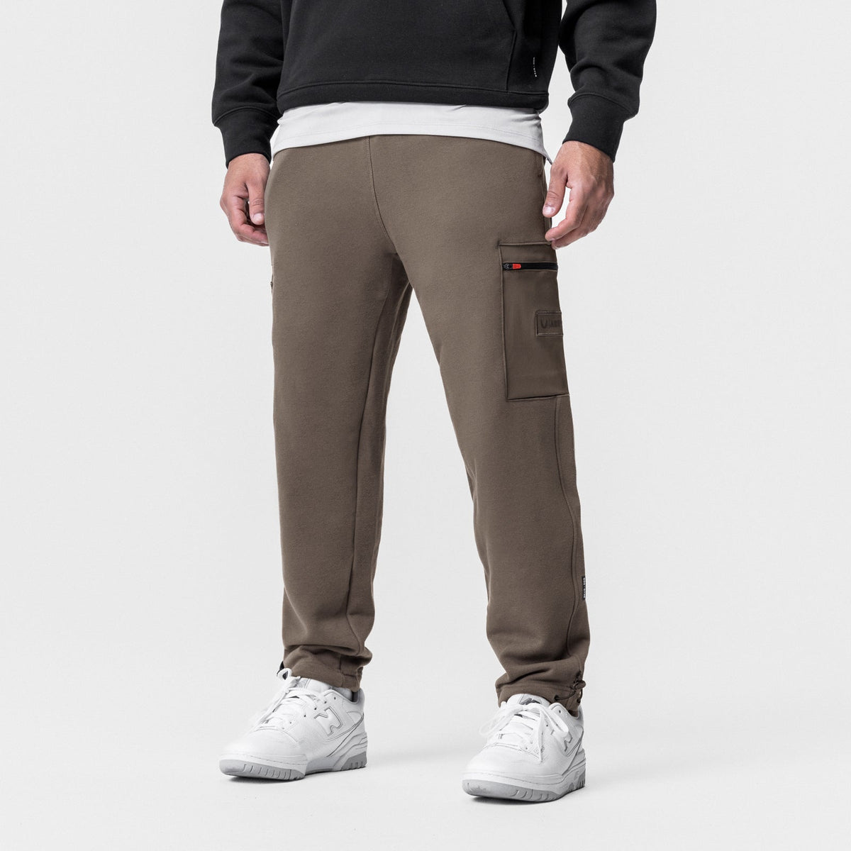 0736. Tech-Terry™ Cinch Cargo Jogger - Deep Taupe