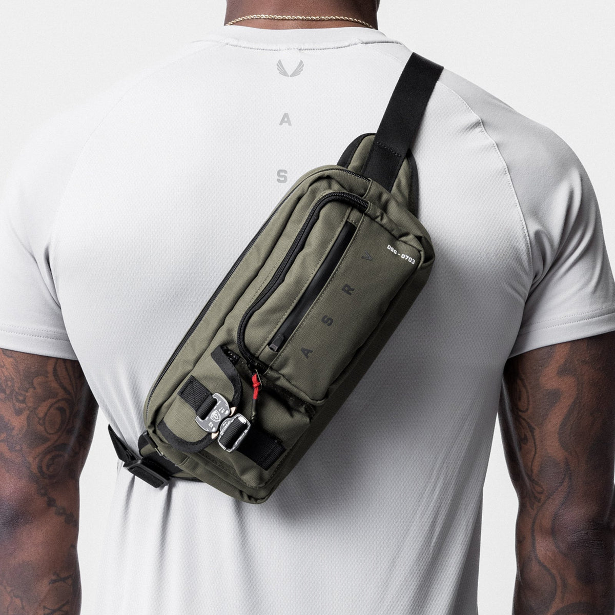 0703. Cordura® Tech Crossbody Pack - Olive