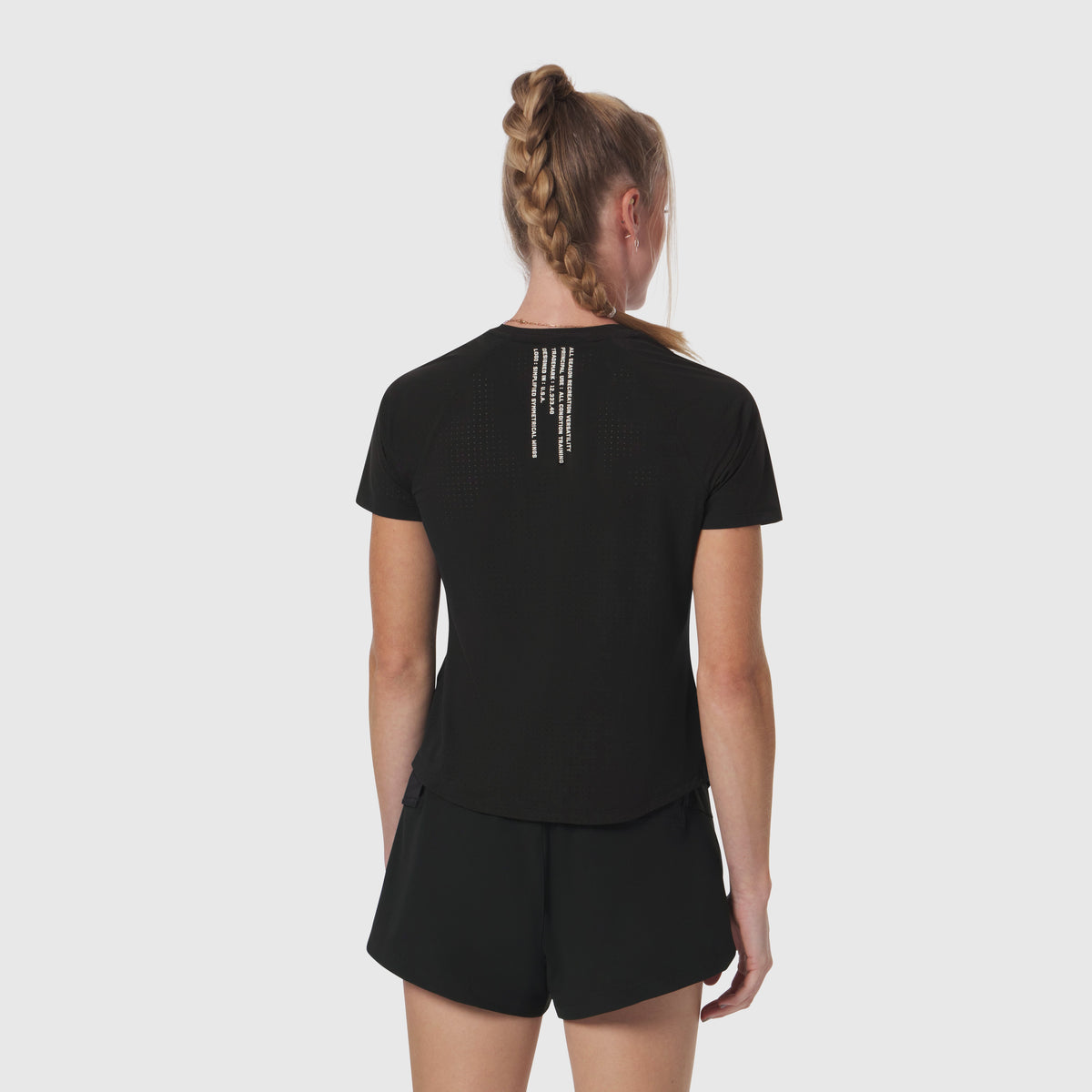 W017. Laser-Vent™ Established Tee - Black