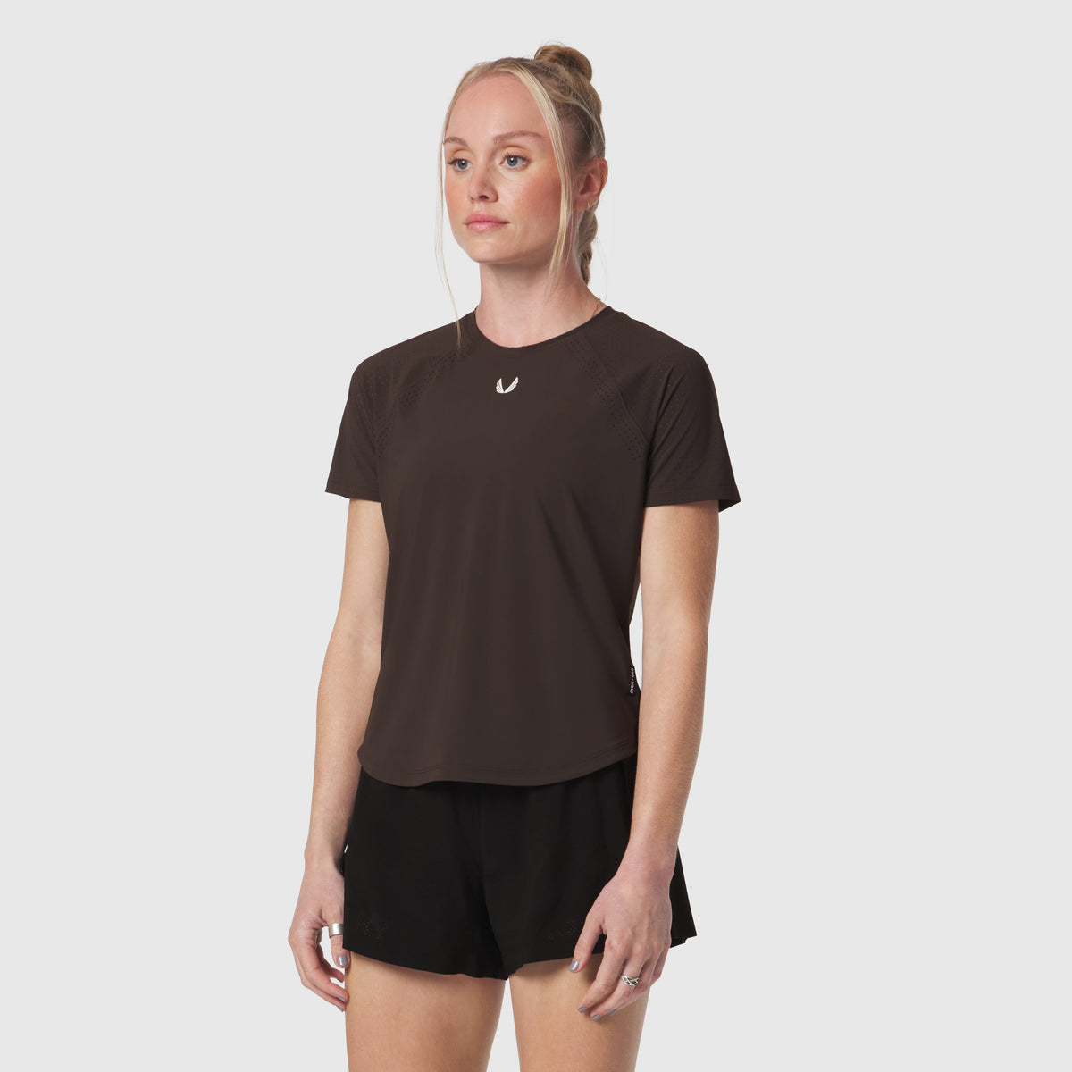 W017. Laser-Vent™ Established Tee - Dark Earth