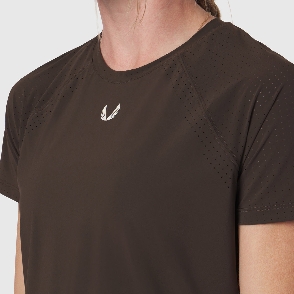 W017. Laser-Vent™ Established Tee - Dark Earth