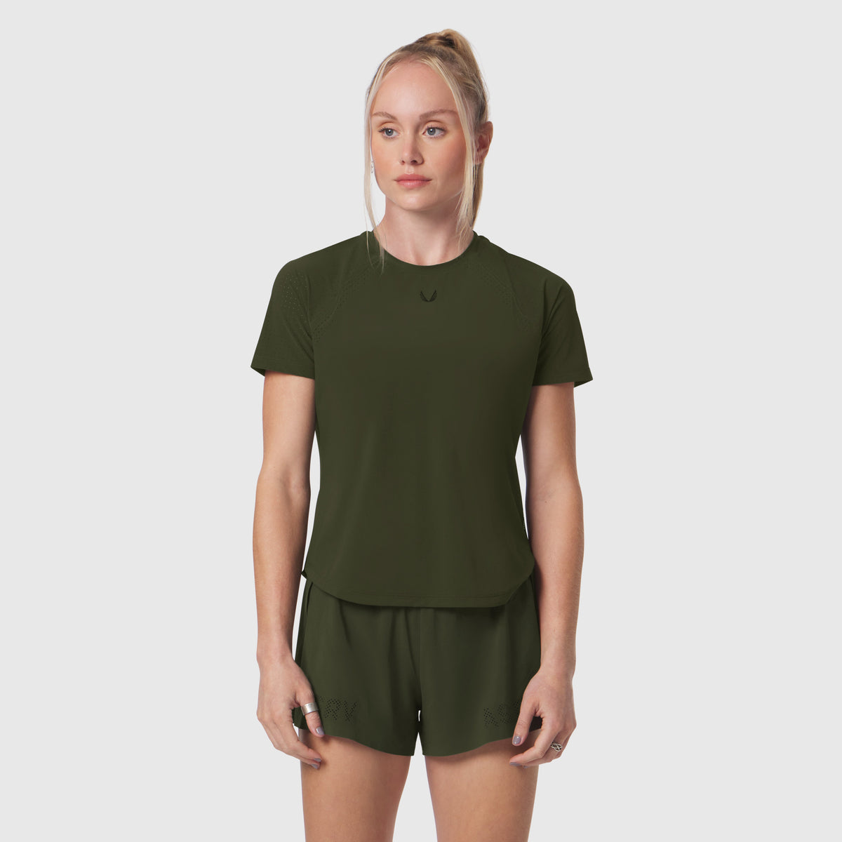 W017. Laser-Vent™ Established Tee - Olive