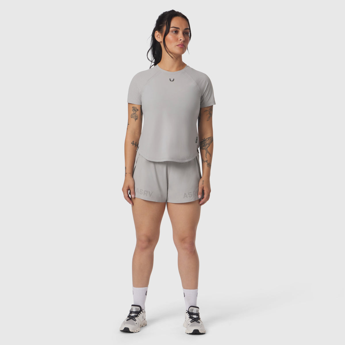 W017. Laser-Vent™ Established Tee - Slate Grey