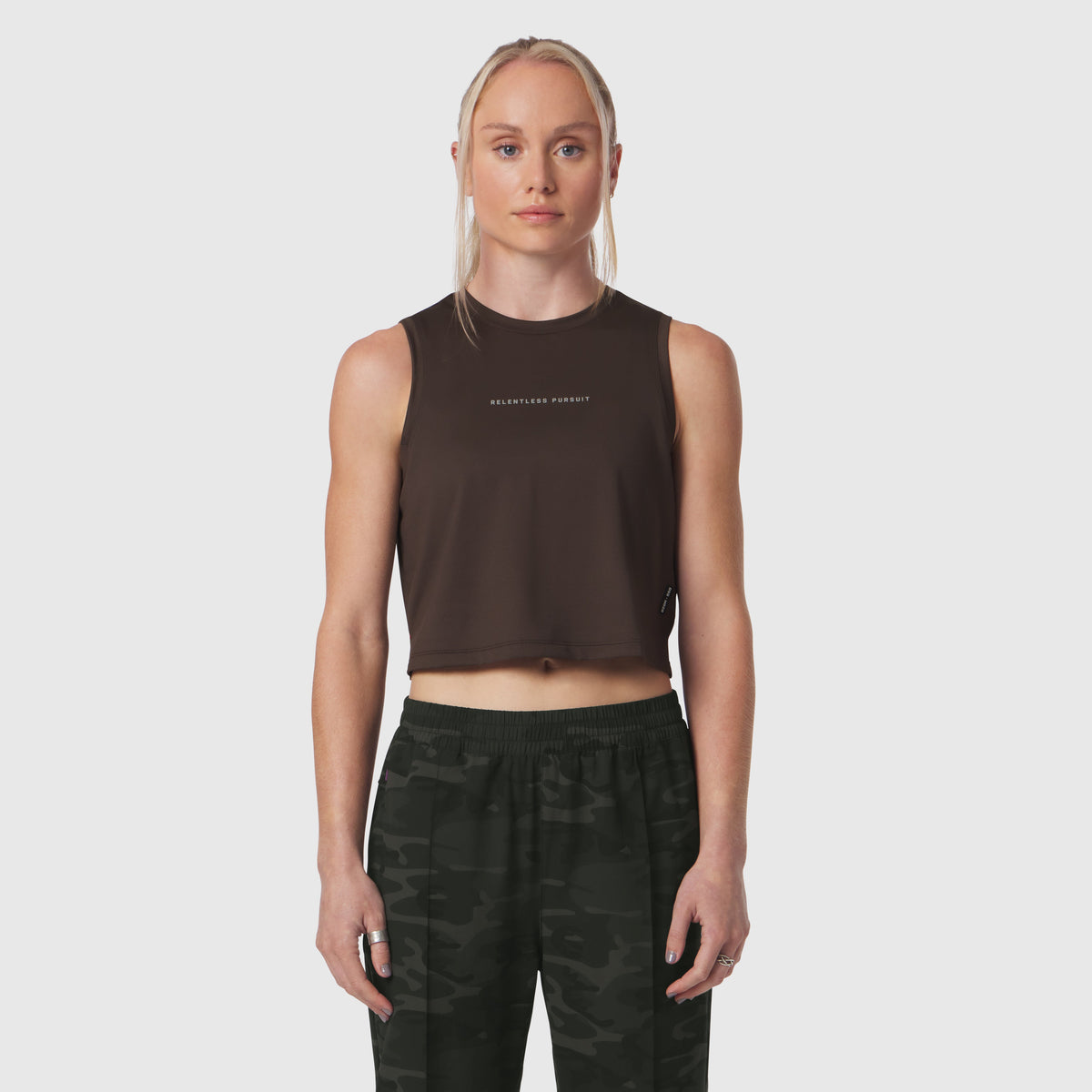 W020. AeroSilver® Tank Top - Dark Earth "RP"