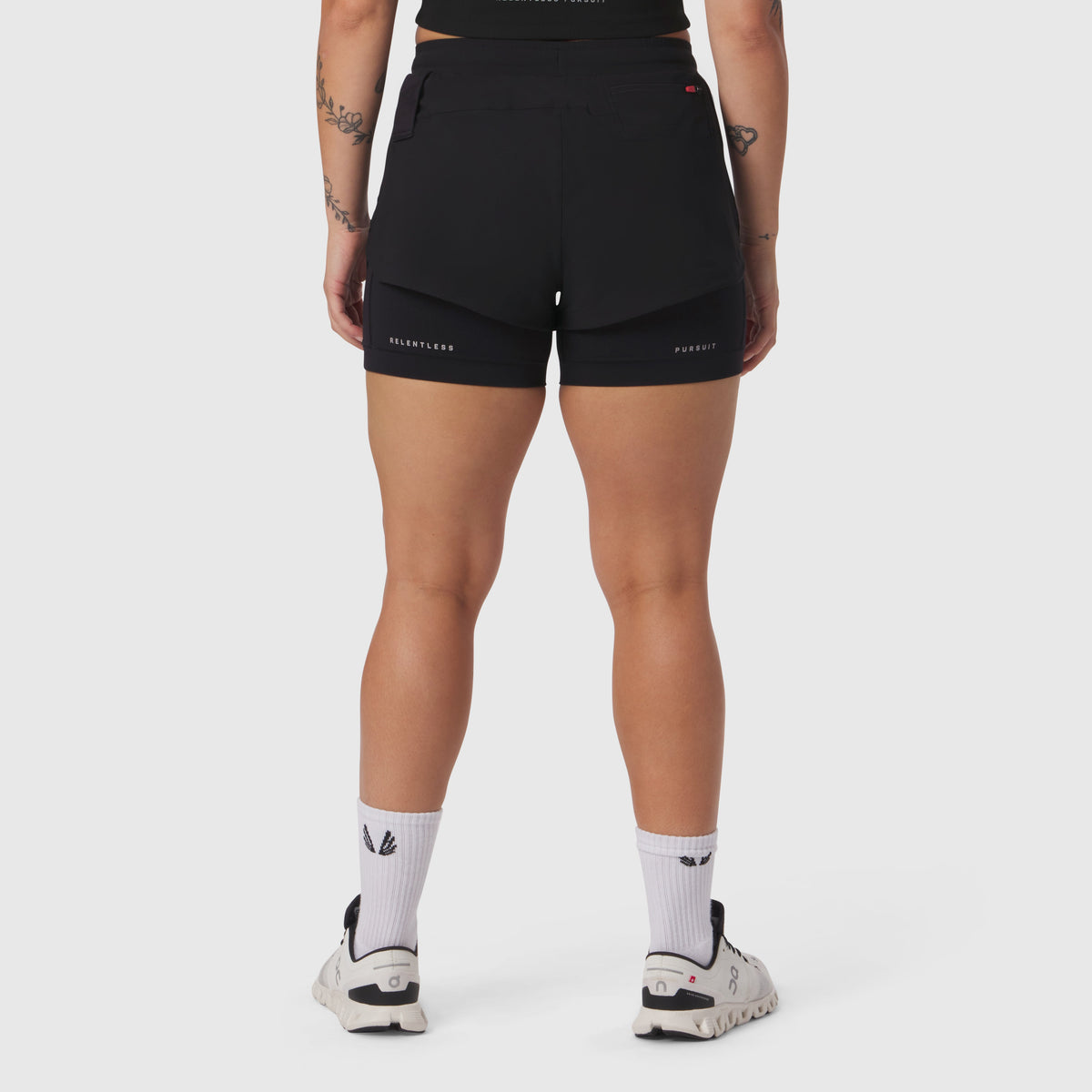 W025. Tetra-Lite® Liner Short - Black "Bracket"