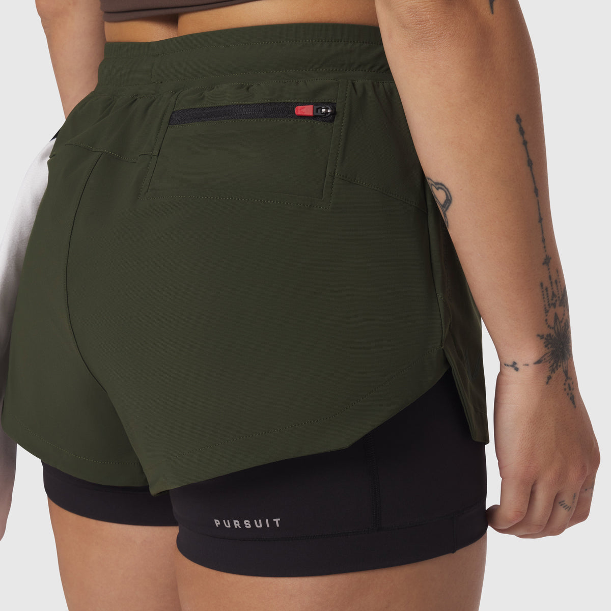 W025. Tetra-Lite® Liner Short - Olive