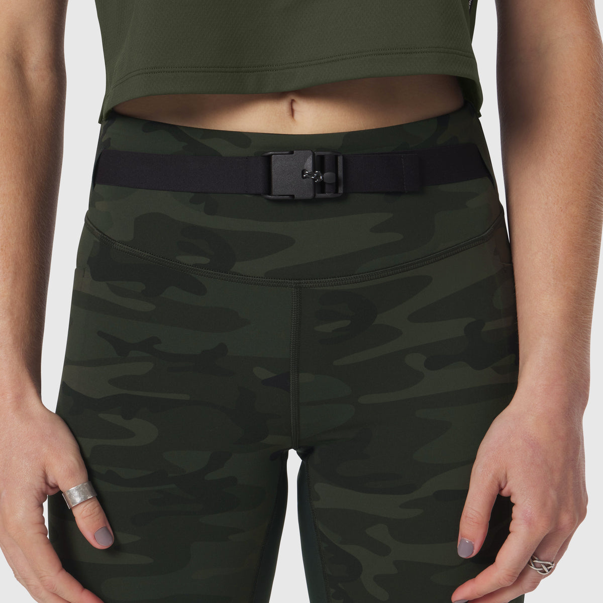 W029. LYCRA® 3-in-1 Biker Short - Dark Camo