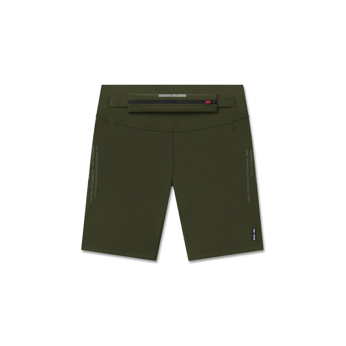 W029. LYCRA® 3-in-1 Biker Short - Olive