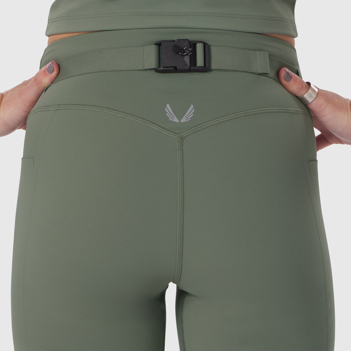 W029. LYCRA® 3-in-1 Biker Short - Sage