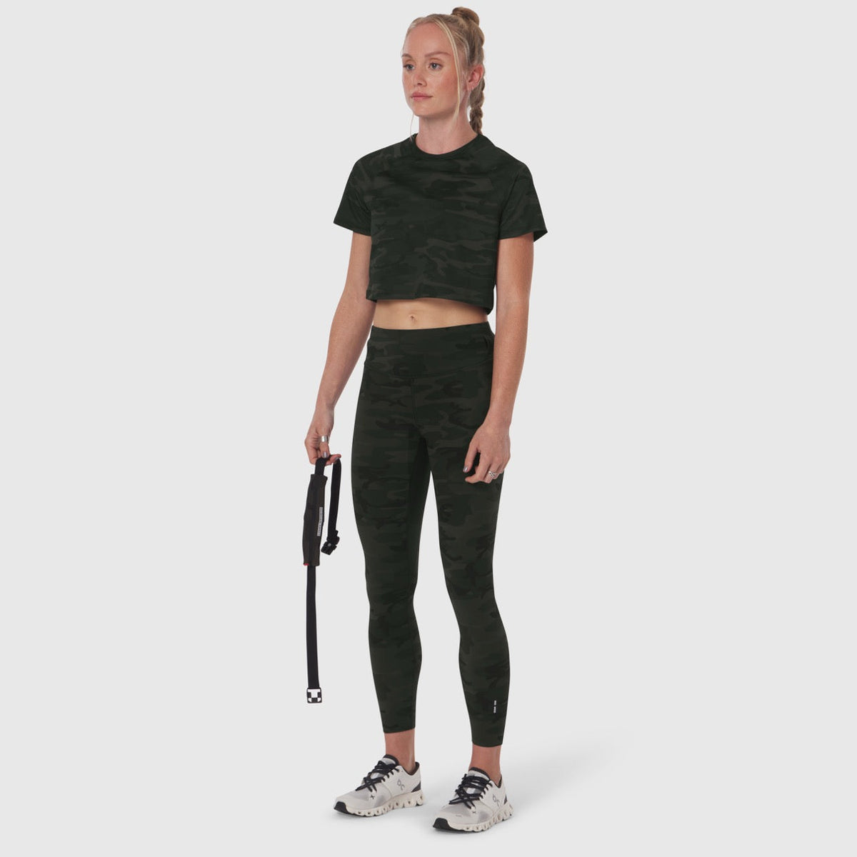 W030. LYCRA® 3-in-1 Legging - Dark Camo