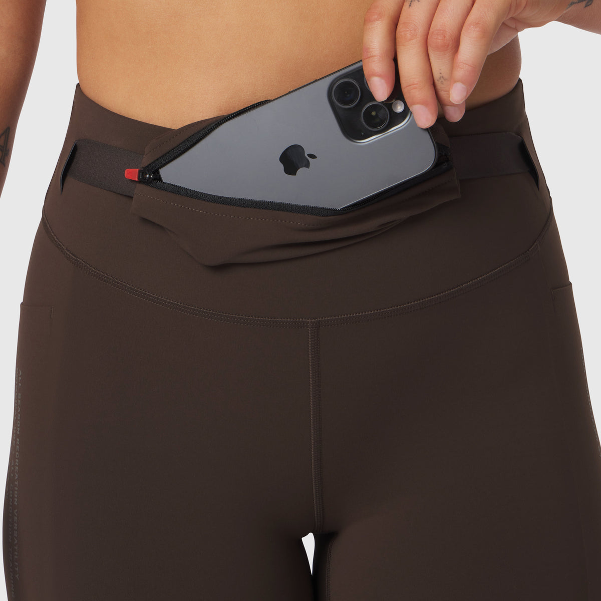 W030. LYCRA® 3-in-1 Legging - Dark Earth