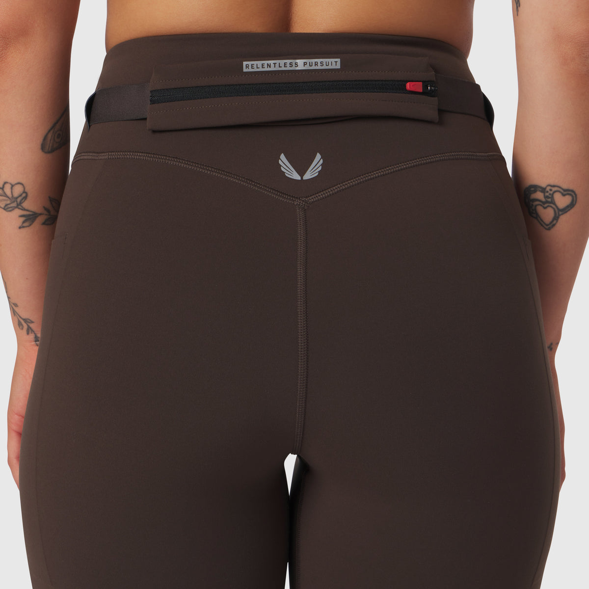 W030. LYCRA® 3-in-1 Legging - Dark Earth