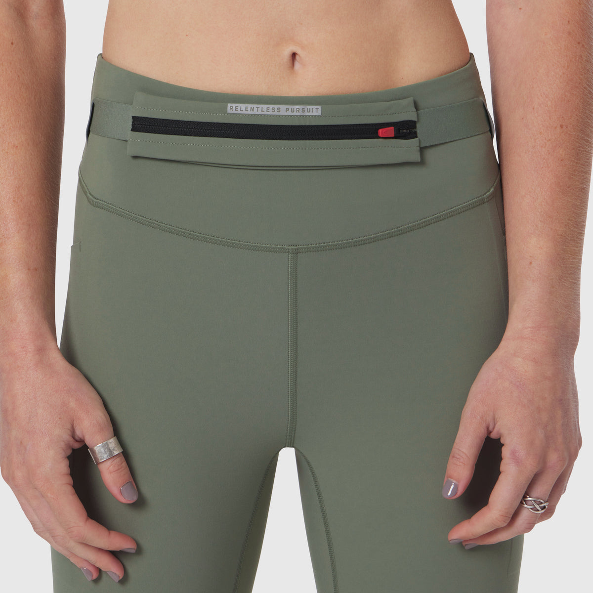 W030. LYCRA® 3-in-1 Legging - Sage