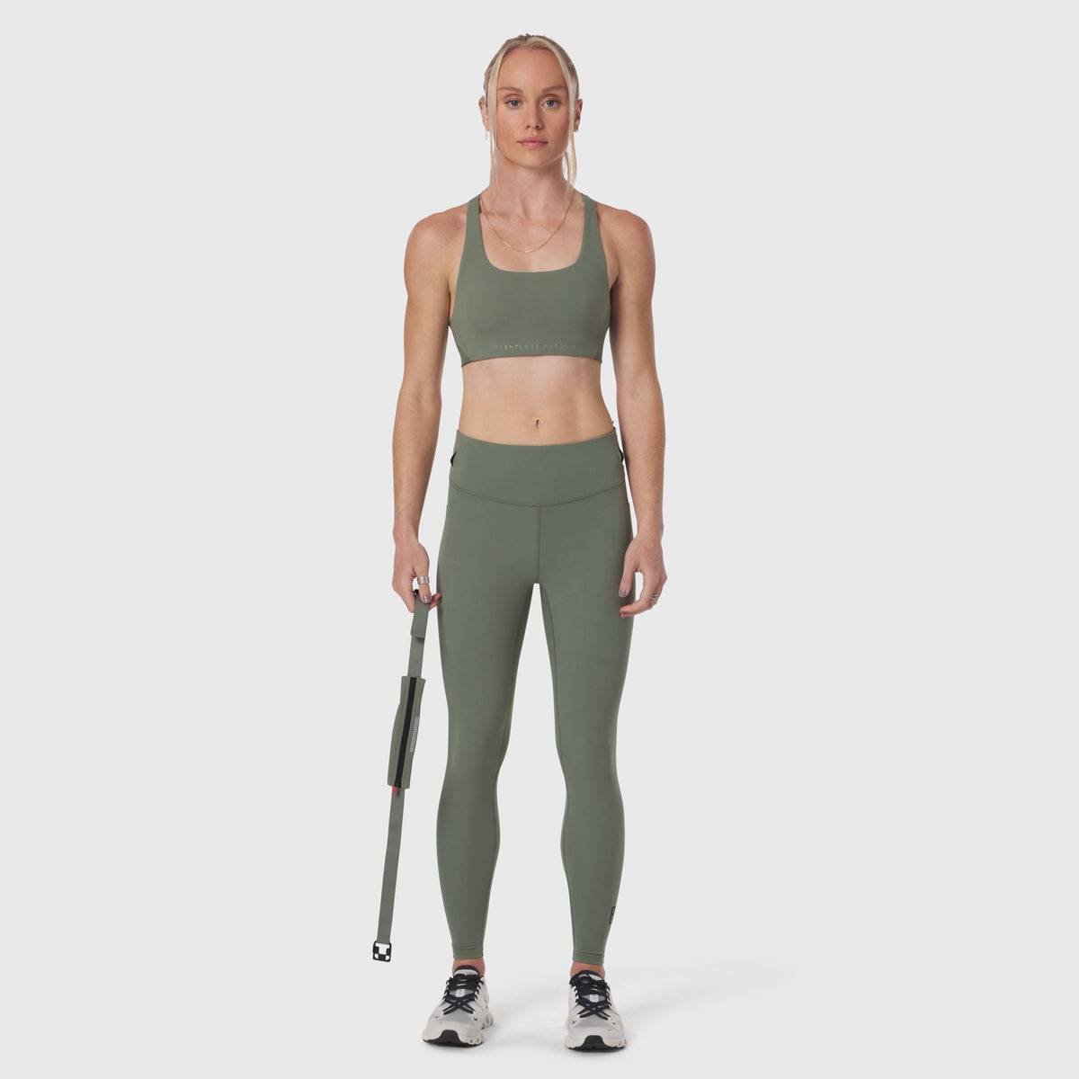 W030. LYCRA® 3-in-1 Legging - Sage