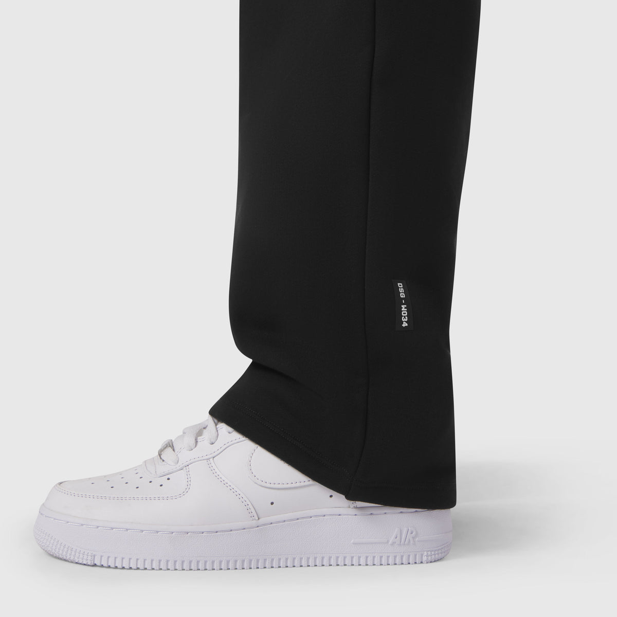 W034. Sorona® Terry Straight Leg Sweats - Black