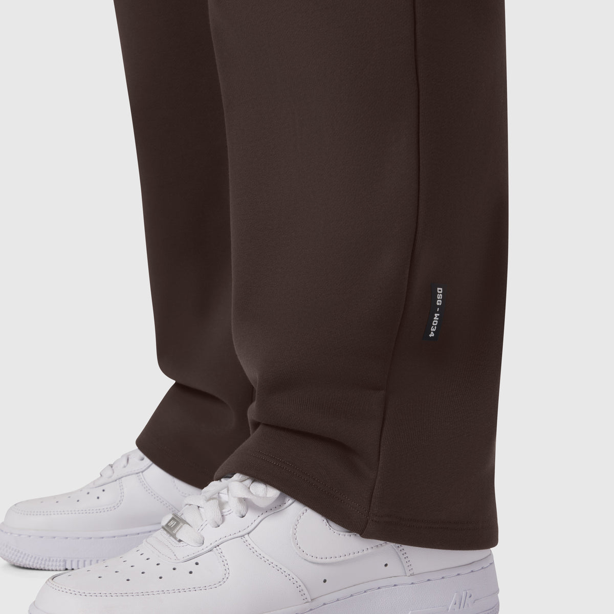 W034. Sorona® Terry Straight Leg Sweats - Dark Earth