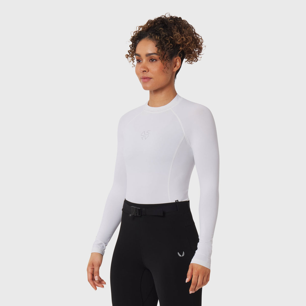W058. LYCRA® ADAPTIV Baselayer Longsleeve - White
