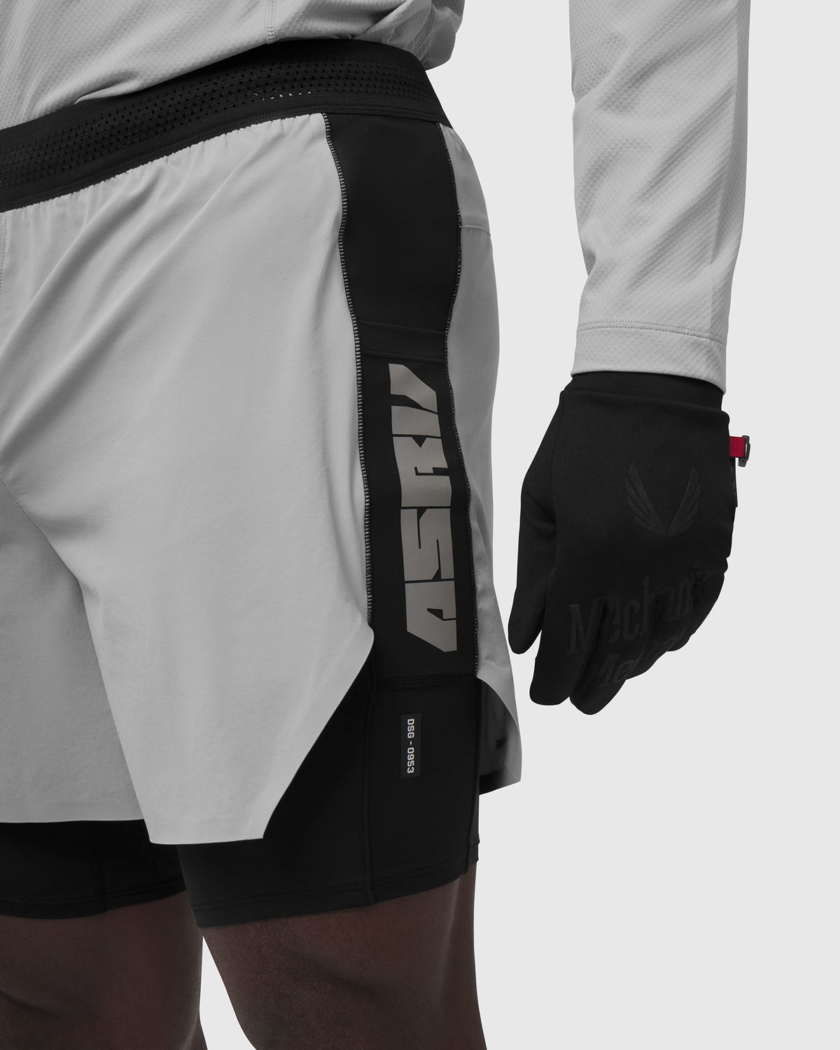 0953. Aerotex™ Hybrid Liner Short - Slate Grey/Black "Blade"