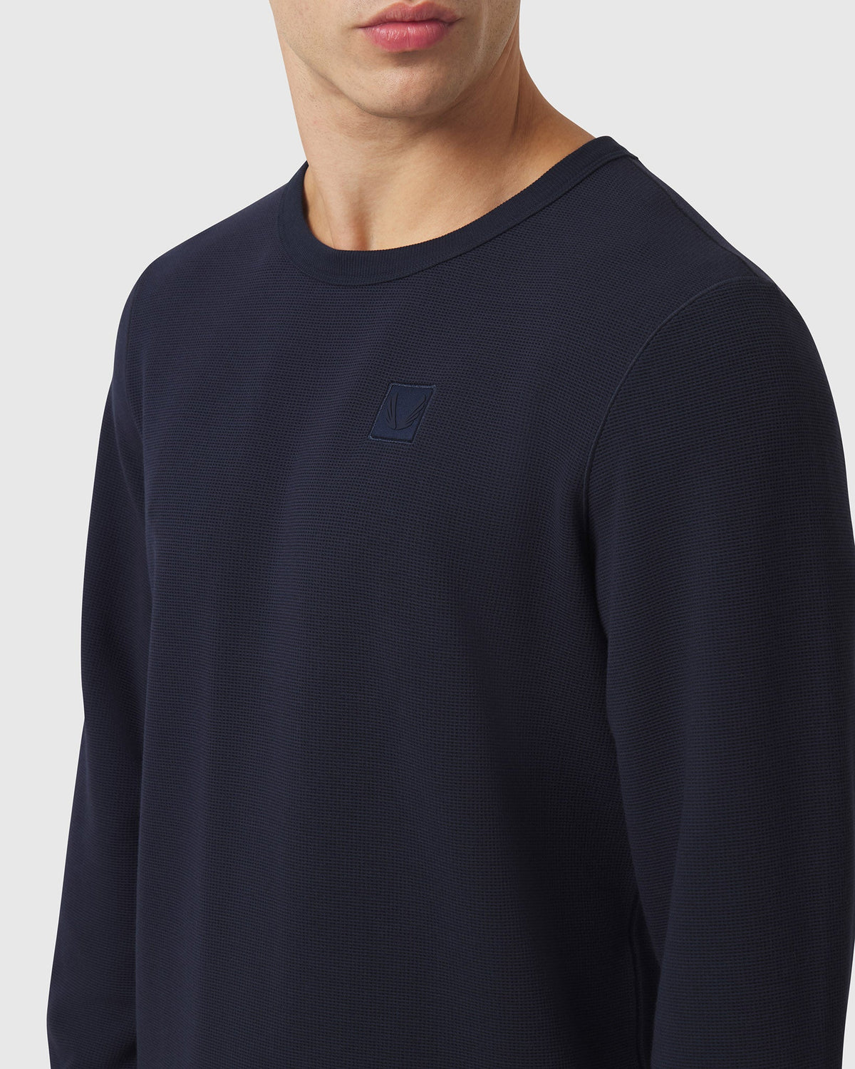 1112. Tech-Waffle™ Longsleeve - Navy
