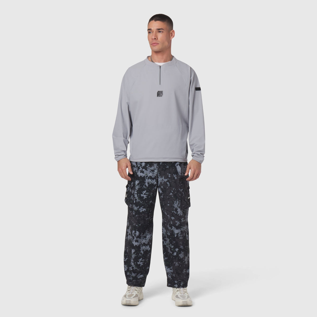 1141. Tetra-Lite® Blade Collar Zip Jacket - Slate Grey