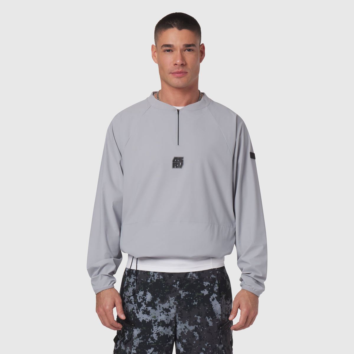 1141. Tetra-Lite® Blade Collar Zip Jacket - Slate Grey