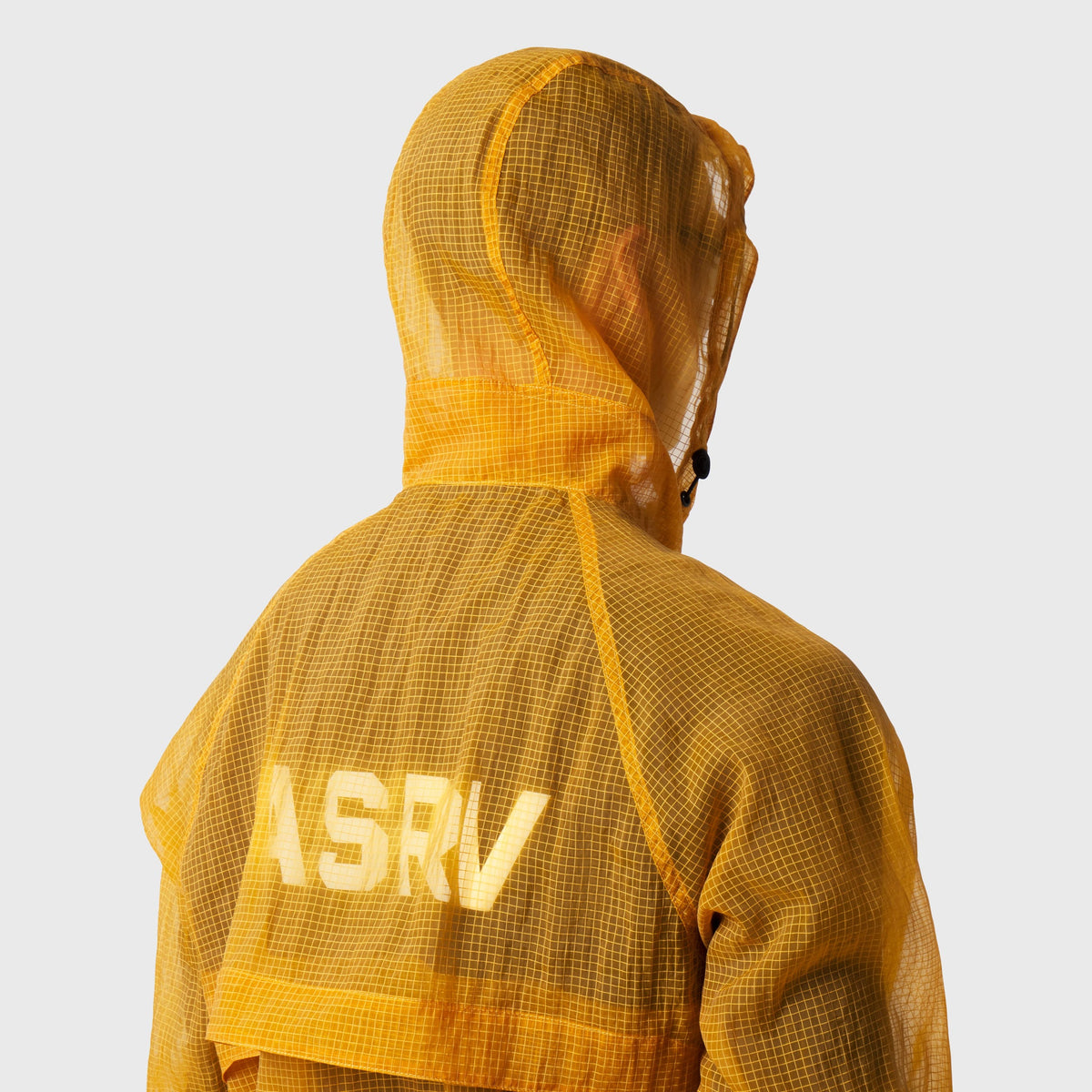 1162. Weather-Ready Transparent Ripstop Shell Jacket - Amber