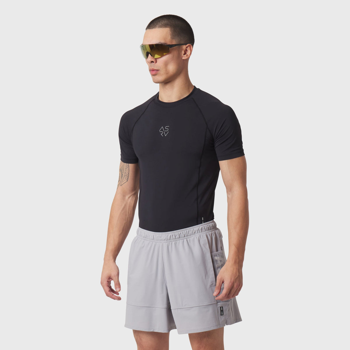 1164. LYCRA® ADAPTIV Baselayer Shortsleeve - Black