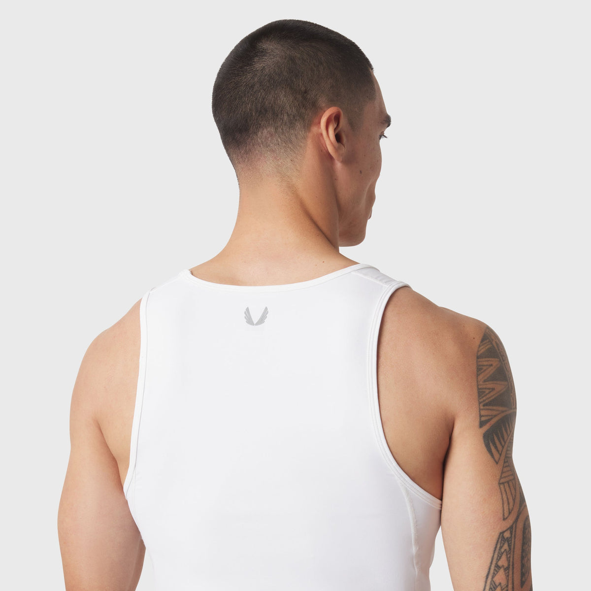 1167. LYCRA® ADAPTIV Baselayer Tank - White