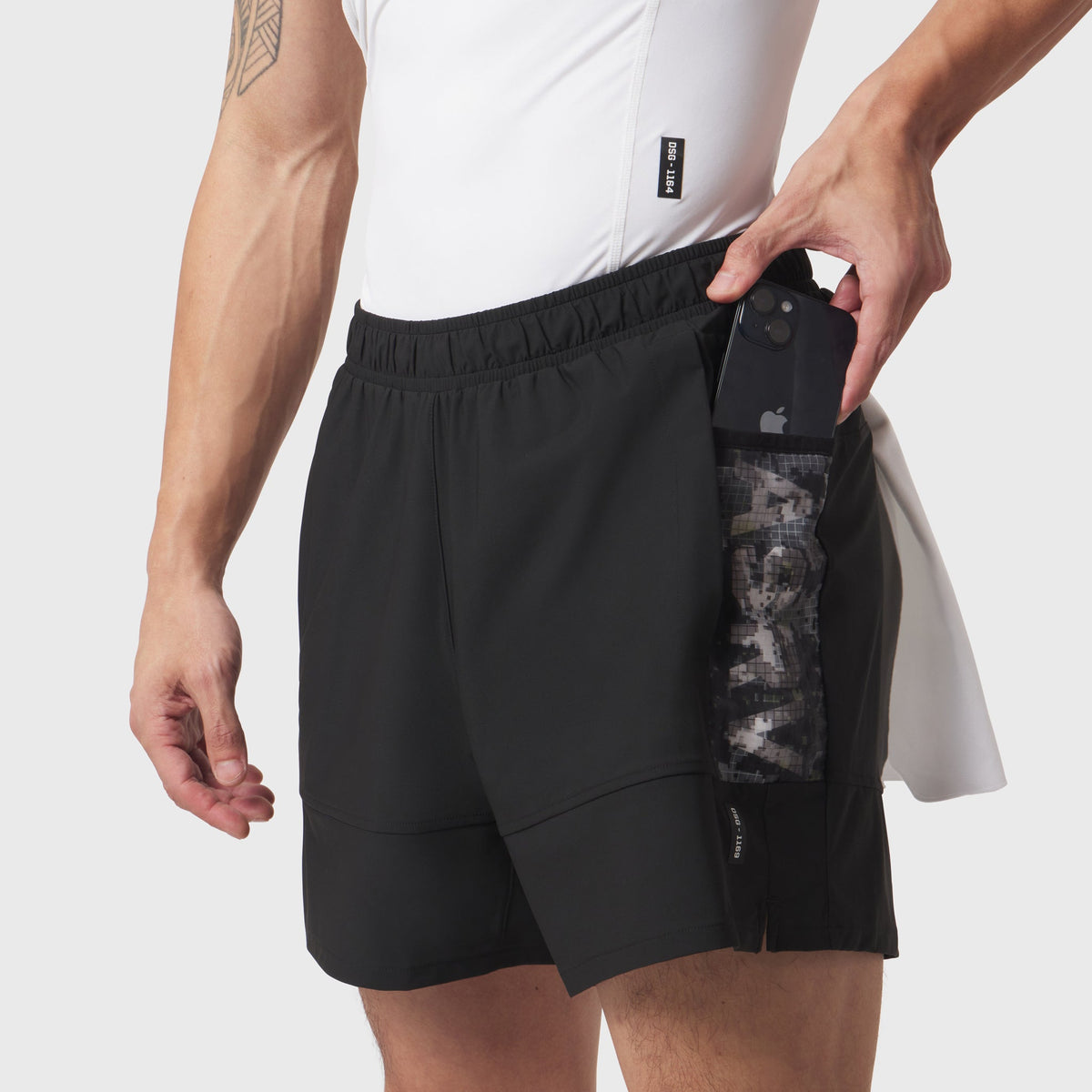 1169. Tetra-Lite® Adventure Short - Black
