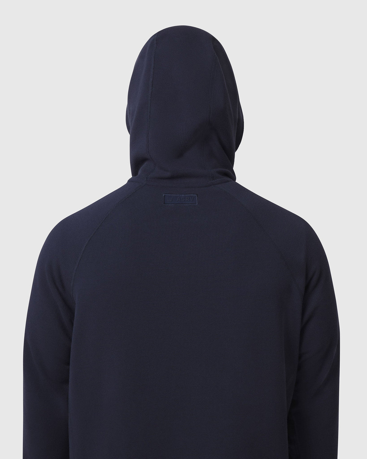 1205. Tech-Waffle™ Quarter Zip Hoodie - Navy